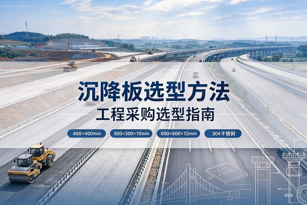 旺苍沉降板选择方法