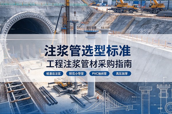 旺苍注浆管选型标准