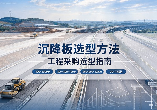 旺苍沉降板选择方法