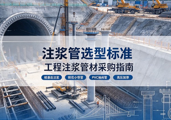 旺苍注浆管选型标准